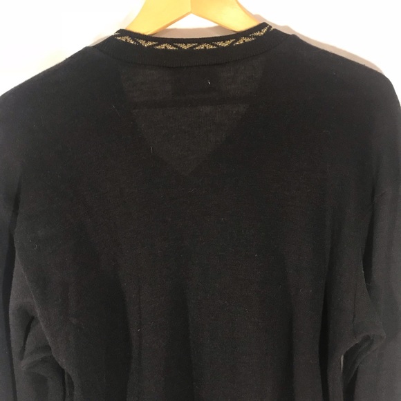 Vintage Knitted Dress with Gold Baroque - Picture 7 of 8